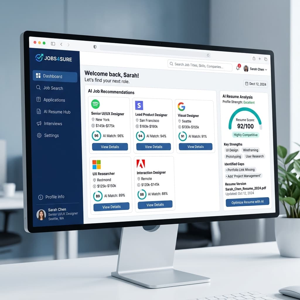 JobVanta AI Dashboard Preview
